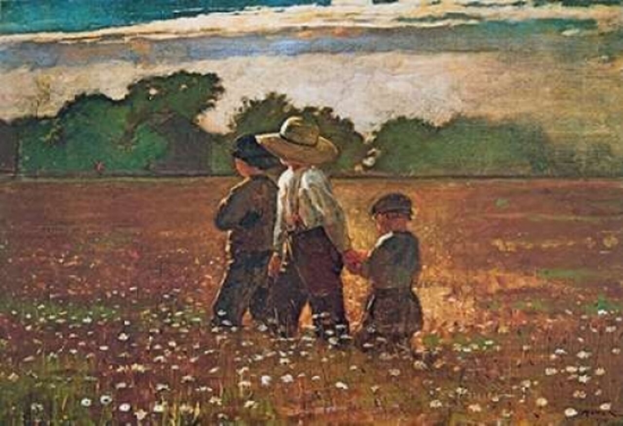 In The Mowing Poster Print by Winslow Homer - Item # VARPDX373234